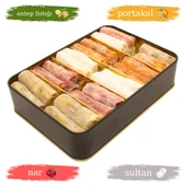 Karışık Antep Fıstıklı Parmak Lokum 820 Gr - 2