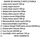 sahur paketi kahvaltı seti 13 parça - 2