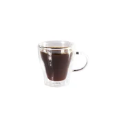 Çift Cidarlı Kulplu Espresso Bardağı 80 CC (6 Adet) - 1