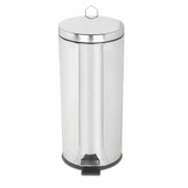 Krom Pedallı Çöp Kovası 40 Lt. - 1