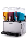 SAMIXIR Slush Triple Meyve Suyu Dispenseri 12+12+12 Litre - 1