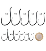 Shogun 9950 Octopus Beak Black Büyük Beden Olta İğnesi No:1 thumbnail 2