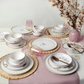 Keramika Purple Bloom Nordıc Yemek Takımı 24 Parça 6 Kişilik 22431-32 - 6