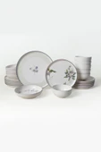 Keramika Purple Bloom Nordıc Yemek Takımı 24 Parça 6 Kişilik 22431-32 thumbnail 7