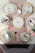 Keramika Purple Bloom Nordıc Yemek Takımı 24 Parça 6 Kişilik 22431-32 thumbnail 4