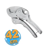 Boru Kesme Makası Büyük 42 mm Otomatik Bahçe Hortum Kesici Makası Su Tesisatı PPRC PVC Plastik - 1