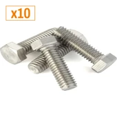 M12*30 ALTI KÖŞE CİVATA KAPLI 8,8 (x10) - 1
