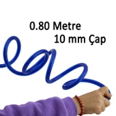 Bisiklet Halat Zincir Kilidi 80 cm Çelik Kilit Çap 10 mm Ø  Hırsız Önleme Güvenlik 1 Adet thumbnail 2