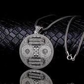 AYETEL KÜRSİ NAS FELAK İNŞİRAH SURELERİ MODEL MADALYON GÜMÜŞ KOLYE thumbnail 3