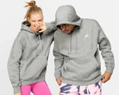 Nike Sweatshirts M Nsw Club  BV2654-063 Erkek Hoodi - 6