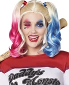 Suicide Squad Harley Quinn Kostüm Peruk - 1