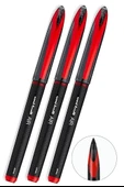 Kırmızı Pilot Kalem 3 Adet Uniball Air Mikro 0.5 mm Roller Pilot Kalem Uba-188-M Roller Uçlu Likit Mürekkep Pilot Kalem thumbnail 1