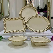 Aymet Aym-9924 5 Lı Seramık Servıs Set - 3