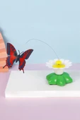 Hareketli Dönen Kelebek - Kedi Oyuncağı ( Pille Çalışır) - 4