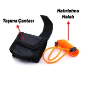 Disk Kilidi Motosiklet Bisiklet Disk Kilit Hatırlatma Halatlı Taşıma Çantalı Hırsız Önleme Güvenlik thumbnail 3