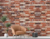 Doğal Turuncu Taş Duvar Temalı Duvar Kağıdı thumbnail 6