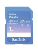 SANDISK Creator 1TB SDSDXEP-1T00-GNCIS 280MB/S Uhs-Iı Sdxc 6k-4k UHD V60 Hafıza Kartı - 1