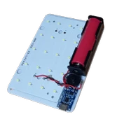 Şarjlı Yüksek Işık Lamba Aydınlatma El Feneri Öğrenci Deney Devresi thumbnail 5