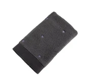 Hobby Lubow Love Koyu Gri Lila Nakışlı 50x90 6lı Havlu Seti - 1