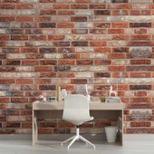 Doğal Turuncu Taş Duvar Temalı Duvar Kağıdı thumbnail 4