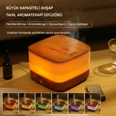 QASUL Gece lambası Kumandalı Taşınabilir Ultra Akıllı Ultrasonik Atomizer Sürücü Nemlendirici - 5