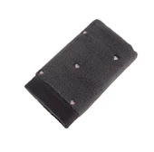 Hobby Lubow Love Koyu Gri Pudra Nakışlı 50x90 6lı Havlu Seti - 2