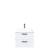 D10 Next Lavabo Dolabı Tezgah Üstü 2 Çekmeceli 65 cm Beyaz Lake - 1