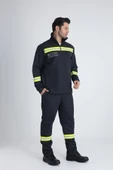 Kaynak sıçramalarına karşı koruyucu takım ceket & pantolon - 2