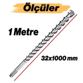 Gfb Sds Max Matkap Ucu Beton Duvar Tuğla Açma 32x1000 mm - 2
