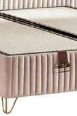 Line Visco Lüks Baza ve Başlık Seti 180x200 cm Çift Kişilik Baza ve Başlık Takımı Krem Babyface - 7