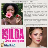 Hibiscus Magic Doğal İçerikli Çok Amaçlı Allık, Ruj, Göz Farı (Makyaj Beraberinde Çok Değerli Besleyici Cilt Bakımı) - 4
