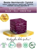 Violet Shimmer Lip-Cheek-Eye ‘Tint’ Doğal İçerikli Allık, Ruj, Göz Farı (Makyaj ve Cilt Bakımı) - 5
