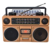 Concord FP-2382S Solar Güneş Enerji Panelli Nostaljik Radyo Bluetooth Hoparlör thumbnail 1