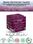 Violet Shimmer Lip-Cheek-Eye ‘Tint’ Doğal İçerikli Allık, Ruj, Göz Farı (Makyaj ve Cilt Bakımı) - 1