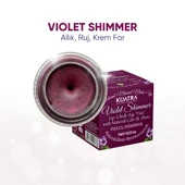 Violet Shimmer Lip-Cheek-Eye ‘Tint’ Doğal İçerikli Allık, Ruj, Göz Farı (Makyaj ve Cilt Bakımı) - 8