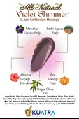 Violet Shimmer Lip-Cheek-Eye ‘Tint’ Doğal İçerikli Allık, Ruj, Göz Farı (Makyaj ve Cilt Bakımı) - 6