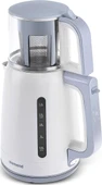 Homend 1756H 1800 W Cam Demlikli Beyaz Çay Makinesi - 8