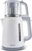 Homend 1756H 1800 W Cam Demlikli Beyaz Çay Makinesi - 1