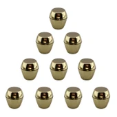 10 Adet Merkür Düğme Gold Mobilya Mutfak Dolap Dolabı Çekmece Kulpu Kulbu Altın Tek Vidalı Kulp thumbnail 6