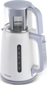 Homend 1756H 1800 W Cam Demlikli Beyaz Çay Makinesi - 2