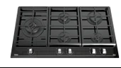 TEKA GZC 95320 BK EXACTFLAME 5 GÖZLÜ SİYAH 90 CM ANKASTRE GAZLI OCAK - 3