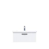 D10 Next Lavabo Dolabı Tezgah Altı 1 Çekmeceli 80 cm Beyaz Lake - 1