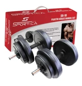 SPORTICA SR10 PLASTİK DAMBIL SET 10.5KG - 1