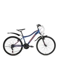 BİSAN ROCKY ERKEK DAĞ BİSİKLETİ 42CM V 26 JANT 21 VİTES LACİVERT KIRMIZI - 1