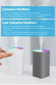 QASUL RGB Işık  Hava Nemlendirici Buhar Makinesi Oda Kokusu Araba Kokusu - 2