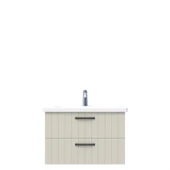 D10 Next Lavabo Dolabı Tezgah Altı 2 Çekmeceli 80 cm Dafne Lake - 1
