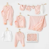 Kız Bebek Hastane Çıkışı 10 Parça Newborn AC25591 - 2