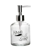 CAM SIVI SABUNLUK,EL SABUNU YAZILI 300ML BANYO SETİ  7,6X15,5CM thumbnail 3