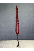 UÇAK CAMI TESBİH KIRMIZI RENKLİ T-96 - 2