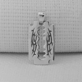 Jilet 925 Ayar Gümüş Kolye Ucu thumbnail 2